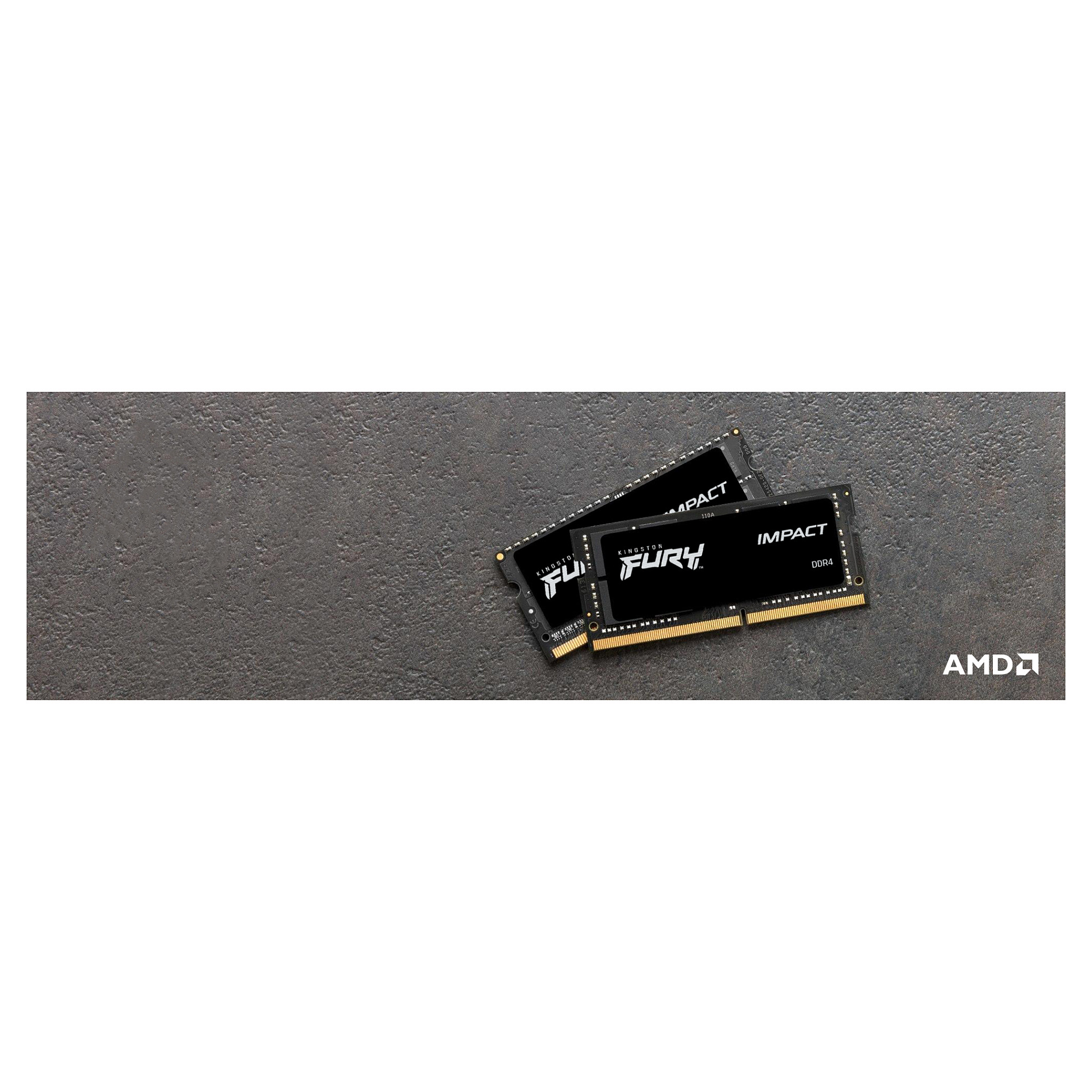 KINGSTON DRAM 8GB 3200MHz DDR4 CL20 SODIMM FURY Impact EAN: 740617318449-13