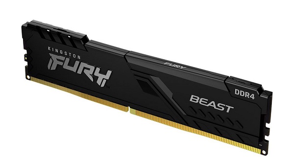 KINGSTON DRAM 16GB 3200MHz DDR4 CL16 DIMM FURY Beast crna EAN: 740617319859-1