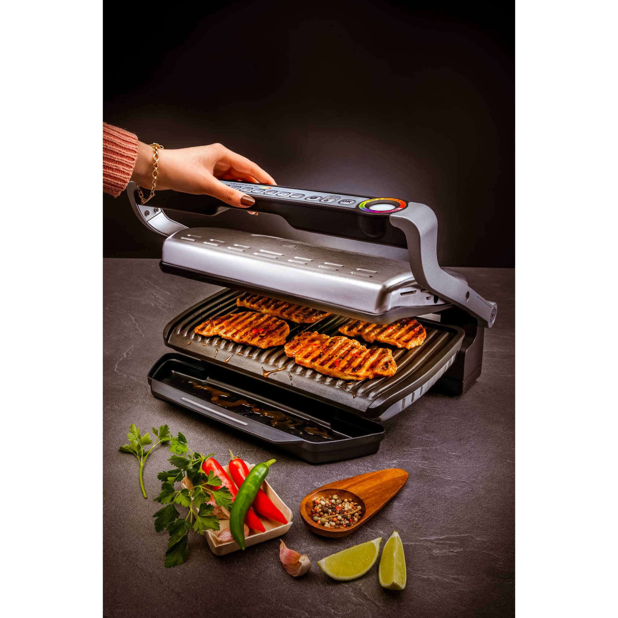 Električni roštilj TEFAL Optigrill GC722D34-4