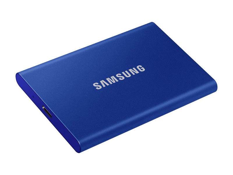 Eksterni SAMSUNG SSD T7 2TB USB 3.2/ 1050/1000 MB/s, uključeni kabeli USB Type C-to-C i Type C-to-A/ indigo plava EAN: 8806090312403-0