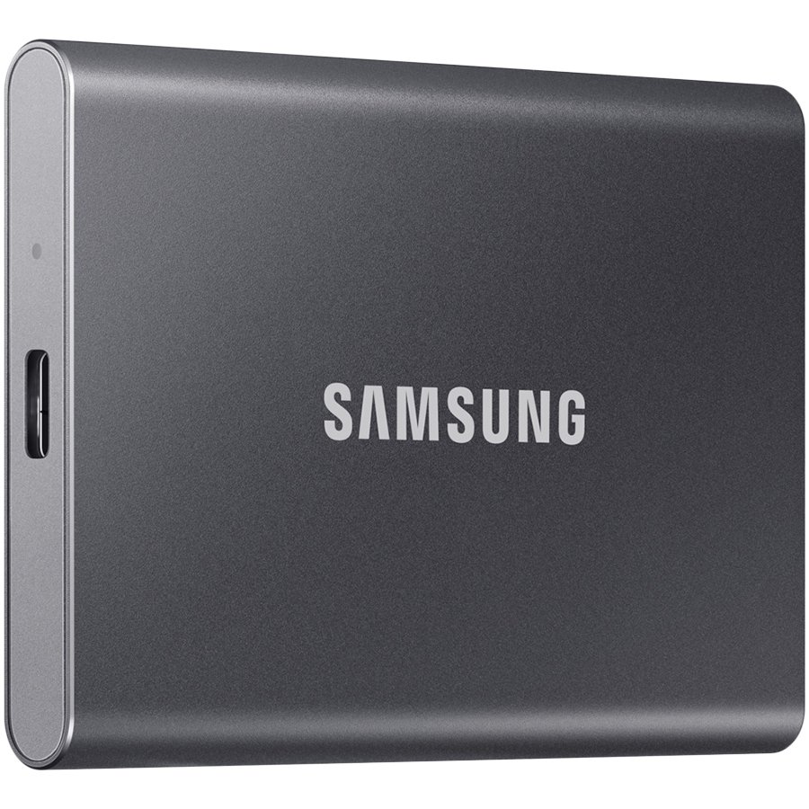 Eksterni SAMSUNG SSD T7 2TB USB 3.2 1050/1000 MB/s, uključeni kabeli USB Type C-to-C i Type C-to-A/ siva/ EAN: 8806090312380-2