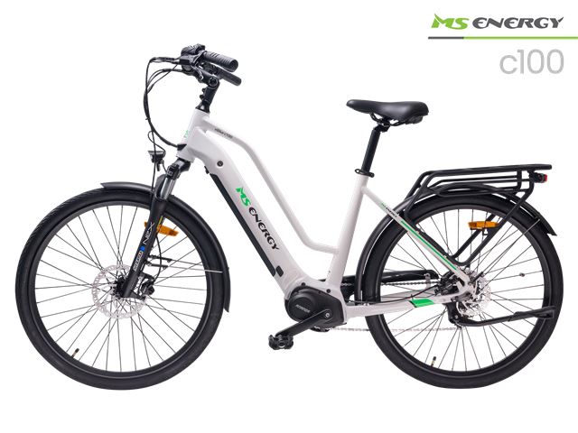 Električni bicikl MS ENERGY eBike c100 (city ebike, motor ananda m81 250w 80nm, baterija 36v 14ah lg lithium, domet 120 - 130km)