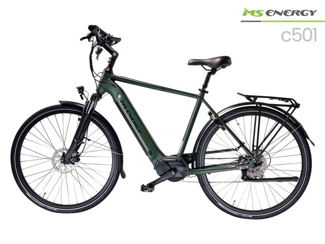 Električni bicikl MS ENERGY eBike c501 (city ebike, Bafang M200 motor 250W, 36v 16Ah LG baterija, domet 150-160km)