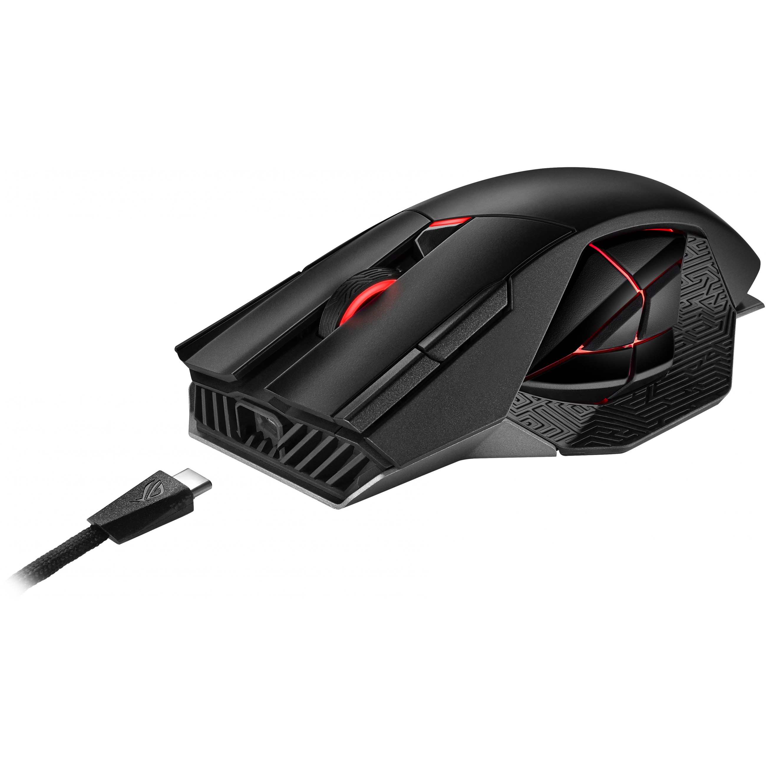 Gaming miš ASUS ROG Spatha X (bežični, 19000 dpi, 12 programabilnih tipki, RGB)-3