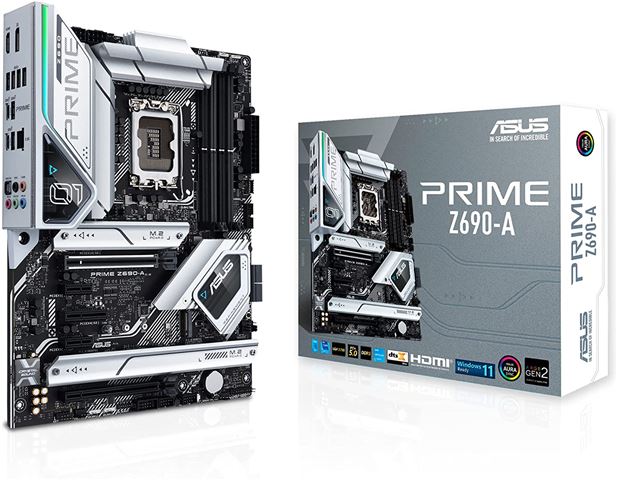 MBO ASUS MBO 1700 AS PRIME Z690-A (lga 1700, intel z690, ddr5, 128 gb, takt 4800 - 6000 mhz, pcie 5.0 x16 1, sata3 4, raid 0,1,5, 8-kanalni audio, dp 1, hdmi 1, rj45 1, m.2 4, usb 3.2 8)-0