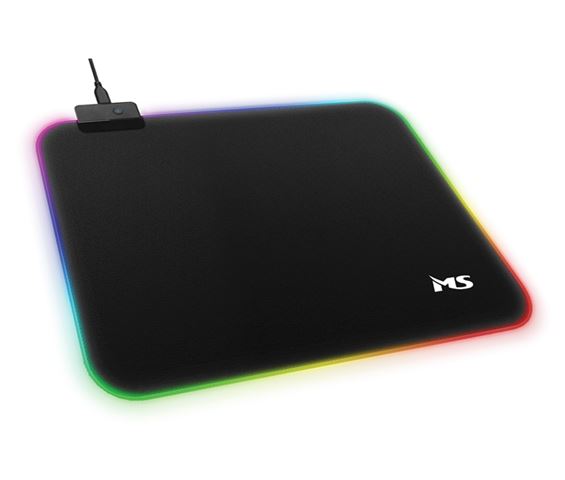 Podloga za miš MS TERIS R350 RGB gaming 350x250x3mm-0
