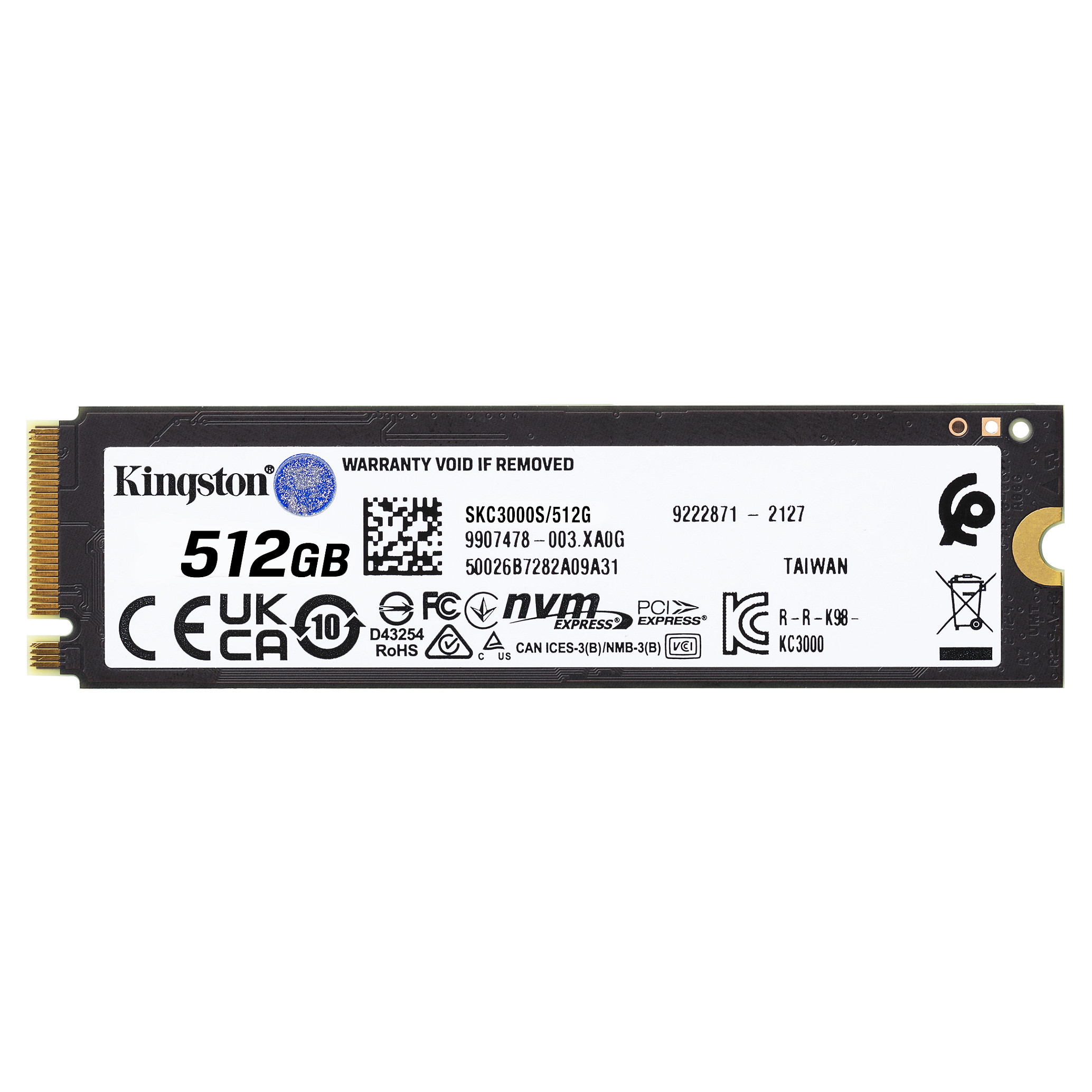 KINGSTON KC3000 512GB SSD, M.2 2280, PCIe 4.0 NVMe, Read/Write 7000/3900MB/s, Random Read/Write: 450K/900K IOPS-4