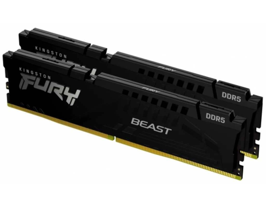 Kingston DRAM 32GB 5200MHz DDR5 CL40 DIMM (Kit of 2) FURY Beast crna EAN: 740617324358-2