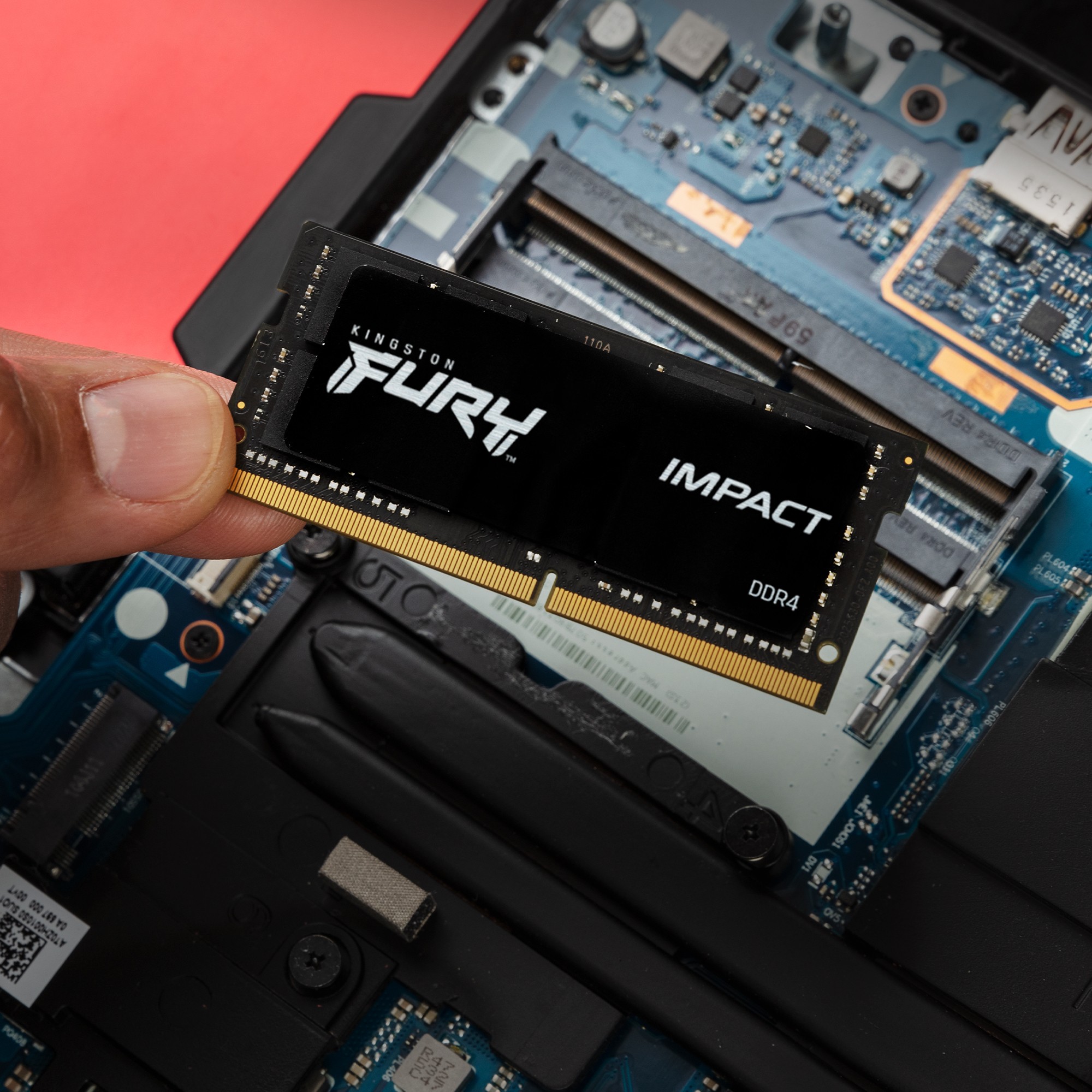 Memorija RAM KINGSTON DRAM 32GB 3200MHz DDR4 CL20 SODIMM Fury Impact-11