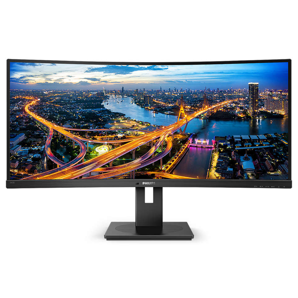 Monitor PHILIPS 345B1C/00 (34" VA, WFHD, 100Hz, zakrivljeni)-0