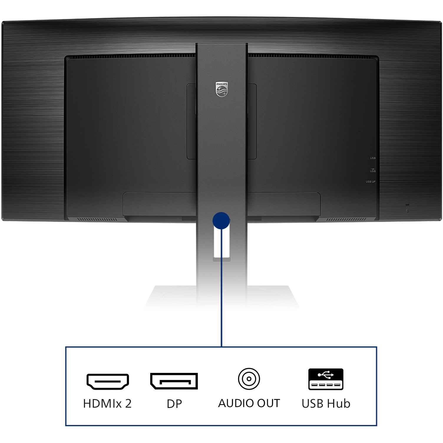 Monitor PHILIPS 345B1C/00 (34" VA, WFHD, 100Hz, zakrivljeni)-13