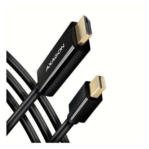 Kabel AXAGON RVDM-HI14C2 (vrsta kabla usb, konektori dp (mini)m, konektori hdmi m, duljina [m] 1.8, boja crni)-0