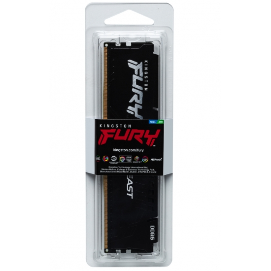 RAM KINGSTON FURY Beast 16GB 5600MHz DDR5 (kapacitet 16 GB, brzina 5600MHz, latencija CL40)-5