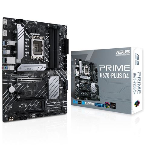 Matična ploča MBO 1700 ASUS PRIME H670-PLUS D4 (LGA 1700, Intel H670, DDR4, 128 GB, PCIe 4.0 x16 1)-0
