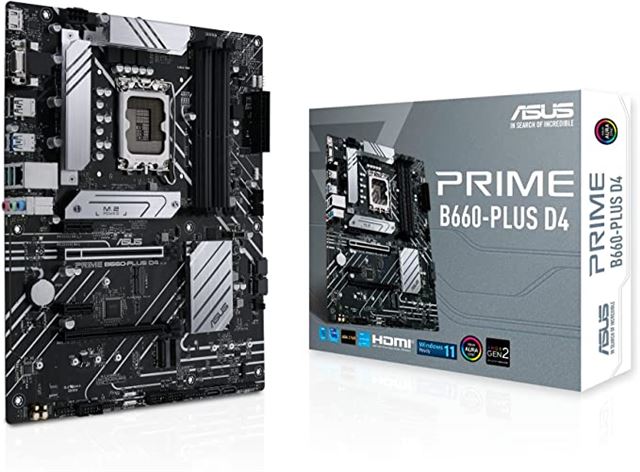 MBO ASUS PRIME B660-PLUS D4 (LGA 1700, Intel B660, DDR4, 128 GB, 2133 - 5066 MHz)-0