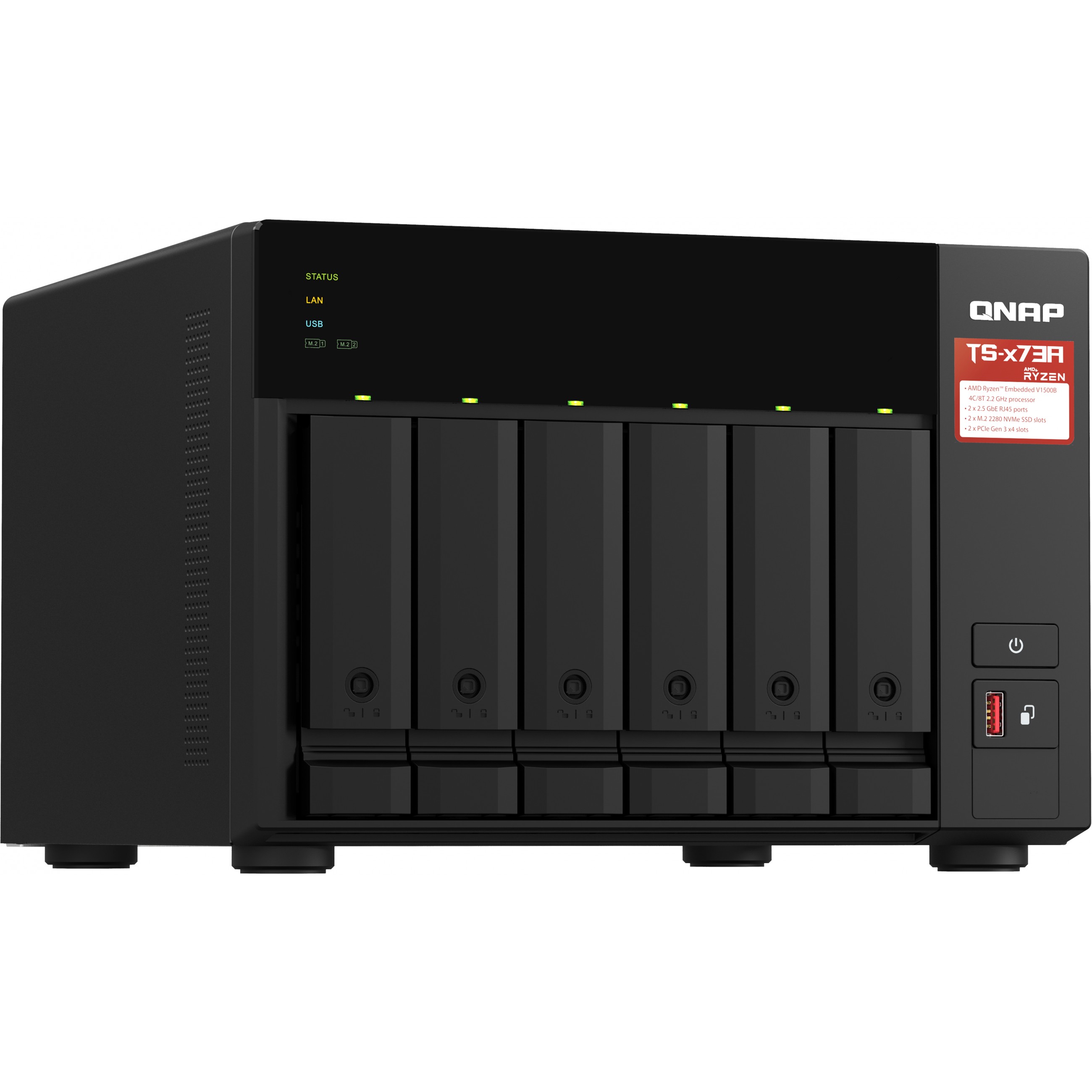 STORAGE QNAP NAS TS-673A-8G-9