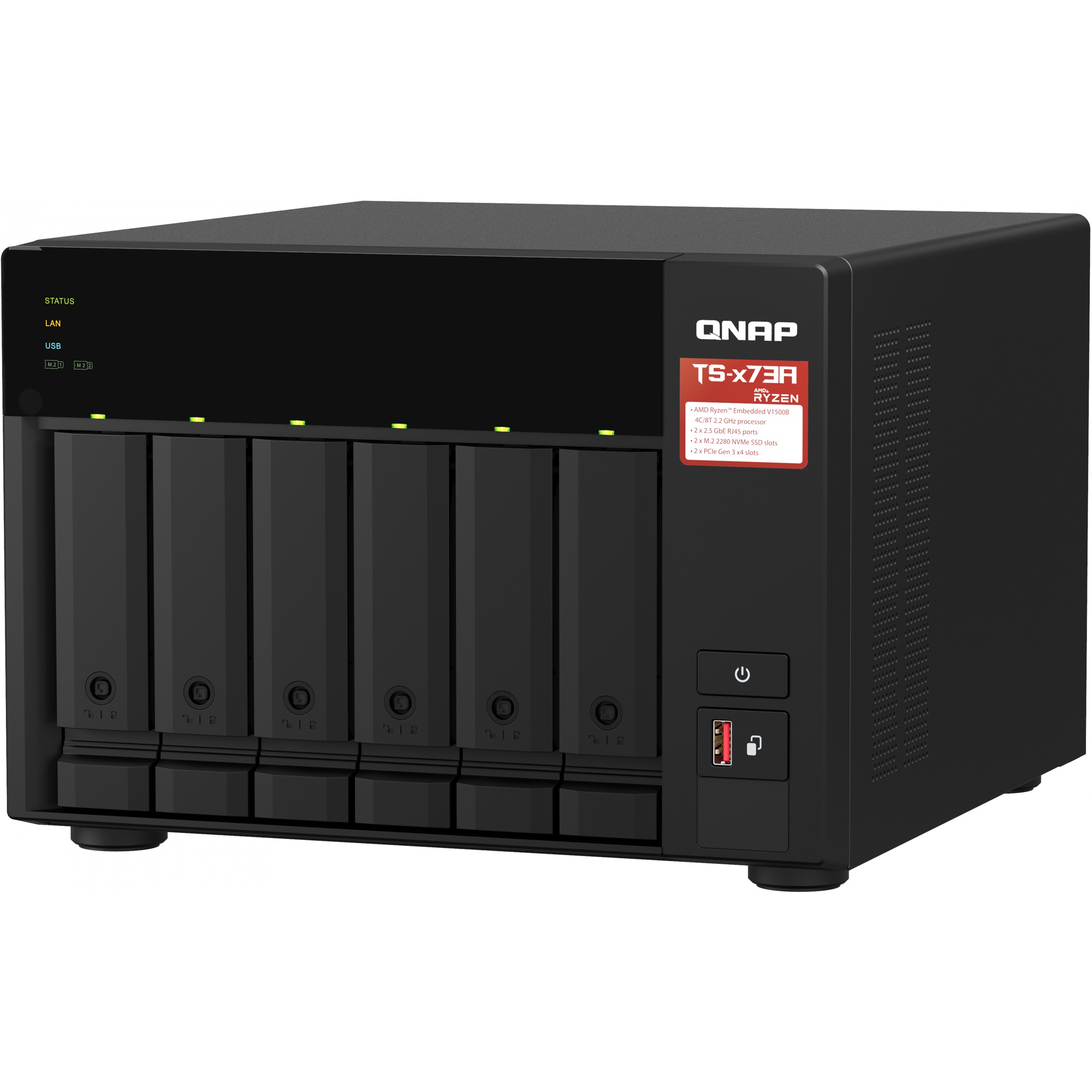 STORAGE QNAP NAS TS-673A-8G-10