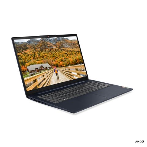Laptop LENOVO IdeaPad 3 15ALC6 (15,6", FHD, AMD Ryzen 3 5300U, 8 GB, SSD 256 GB, AMD Radeon, DOS, plava)-0
