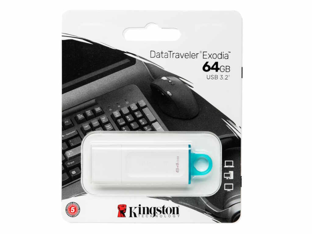 MEM UFD 64GB DTX White KIN-4