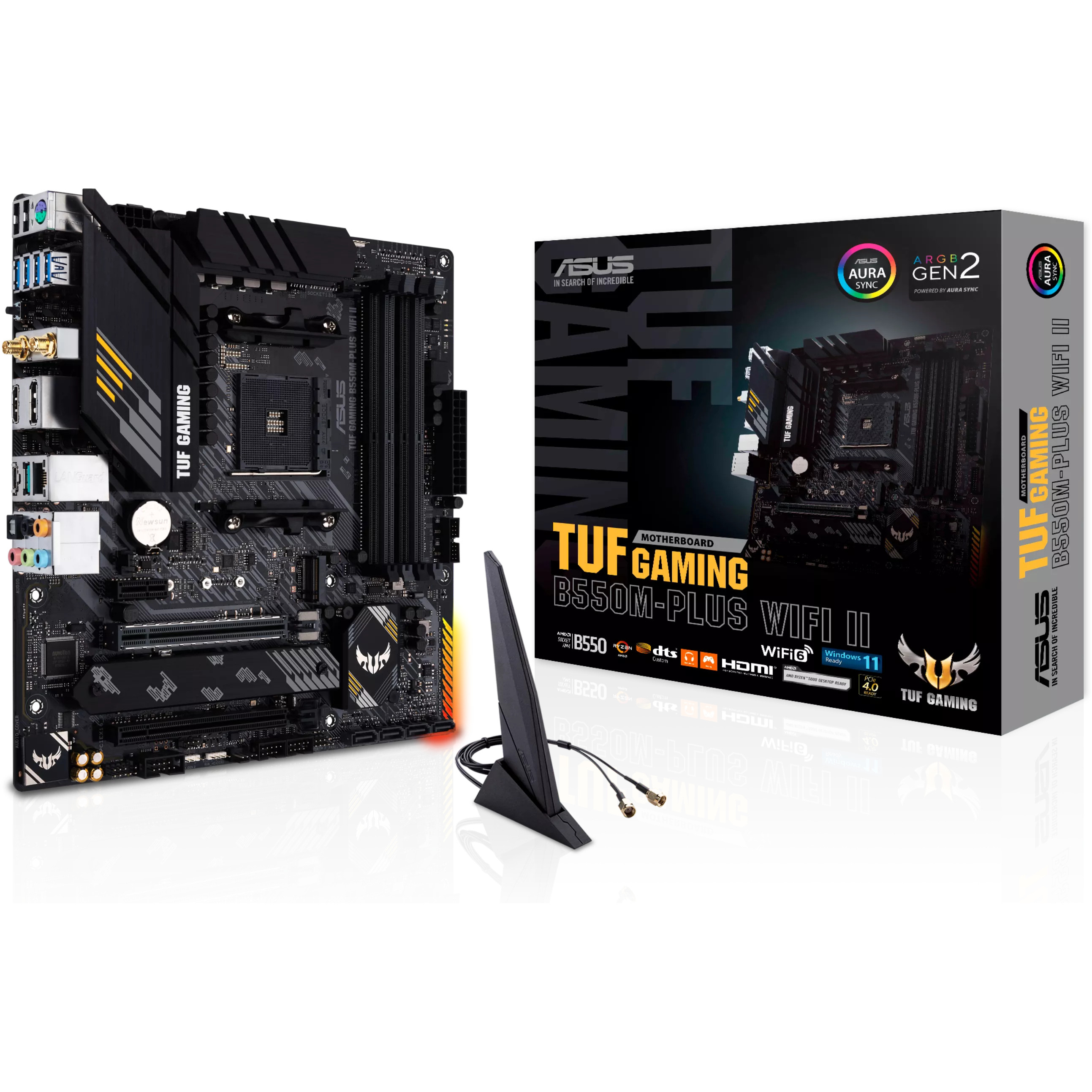 MBO AM4 ASUS TUF GAMING B550M-PLUS WiFi II (mATX, AMD B550, DDR4, 128GB max, 8-kanalni audio)-1