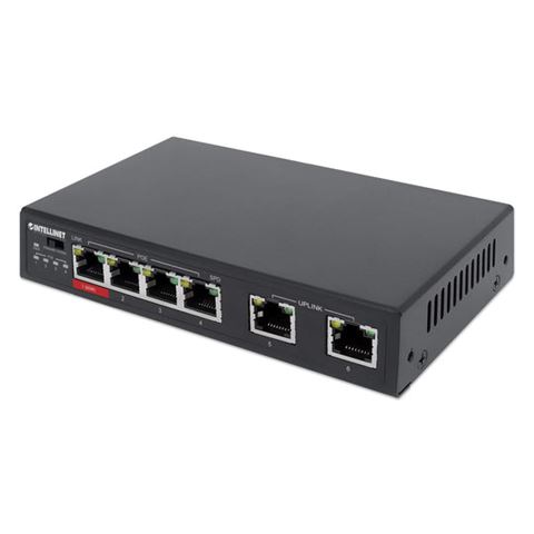 Prekidač INTELLINET 561686 (desktop, 6-port, 60w, unamanaged, layer 2)-0
