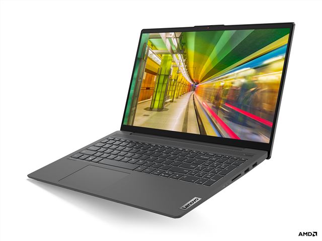 Laptop LENOVO IdeaPad 5 15ALC05 (15,6", FHD, AMD Ryzen 5 5500U, 16 GB, SSD 512 GB, AMD Radeon, DOS, siva)-0