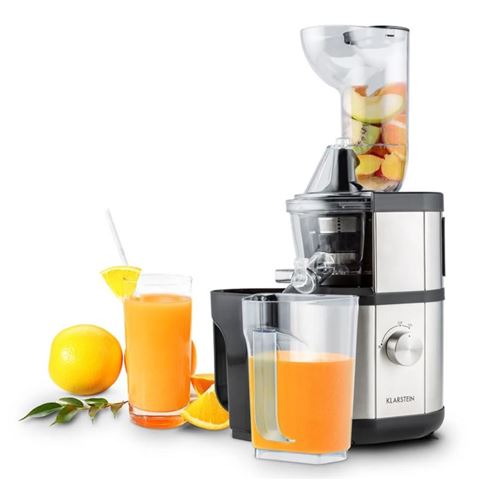 Sokovnik KLARSTEIN Fruitberry (snaga 400W, tip s posudom, spremnik za pulpu 1L, filter nehrđajući čelik)