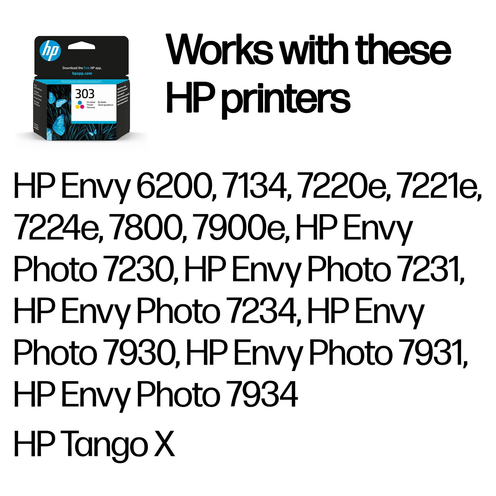 SUP INK HP T6N01AE (no. 303)-6