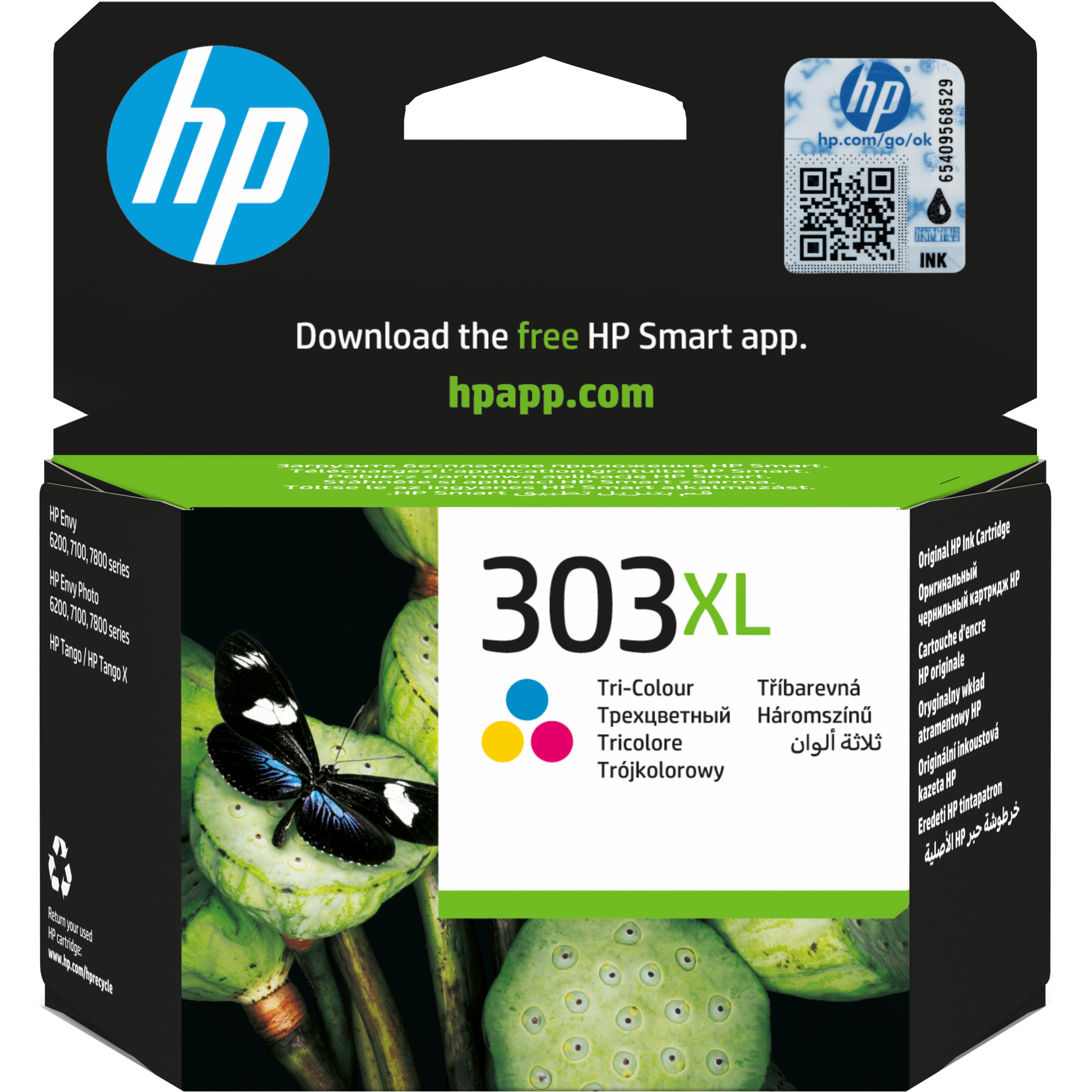 Tinta HP T6N03AE (no. 303XL) Tri-color-1