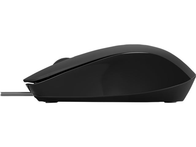 Miš HP Mouse 150 Wired (Žičano, Optički, 1600 dpi/cpi, 3 tipke, Crna)-0