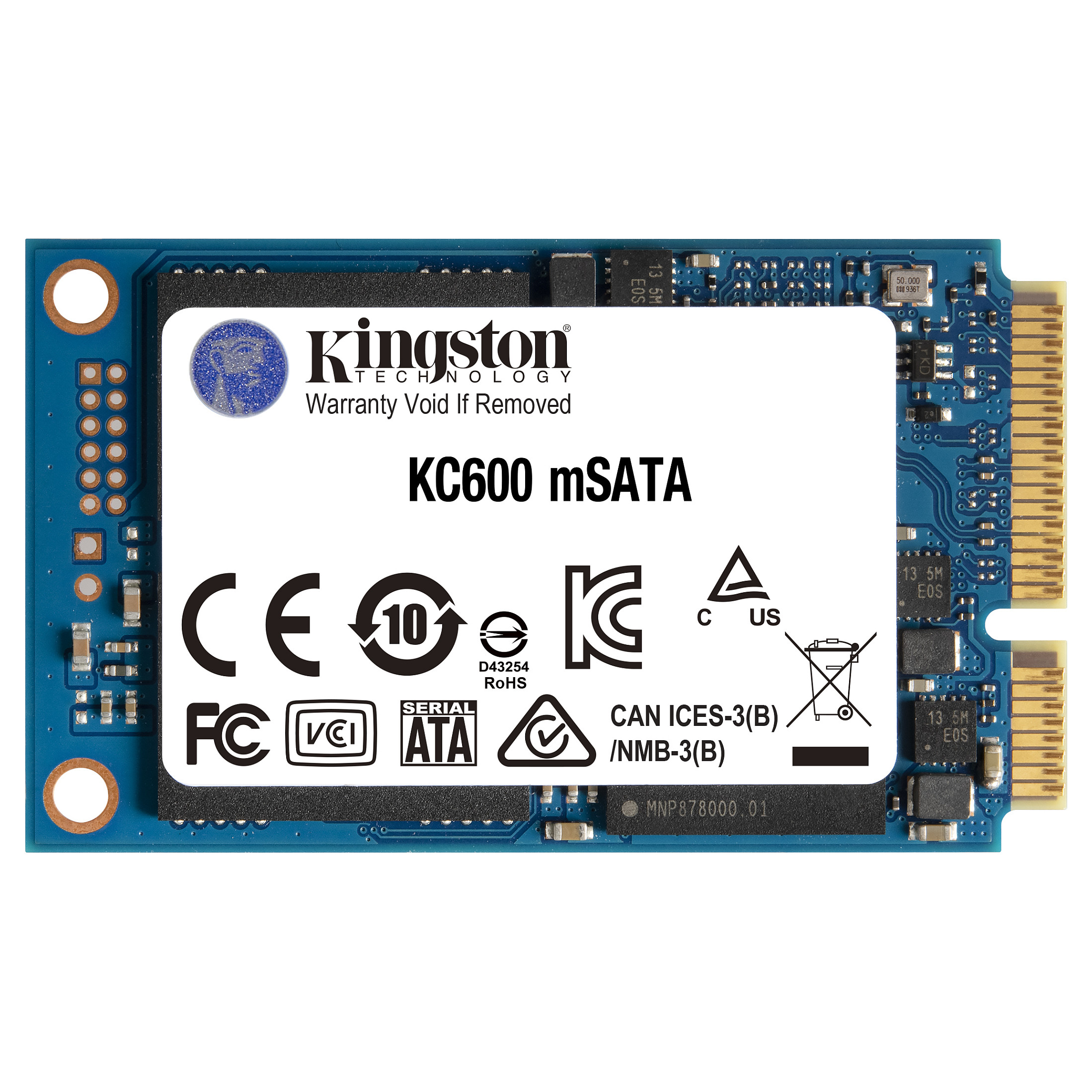 SSD KINGSTON KC600 512GB mSATA (kapacitet 512 GB, brzina čitanja do 550 Mb/s, brzina zapisivanja do 520 Mb/s)-3