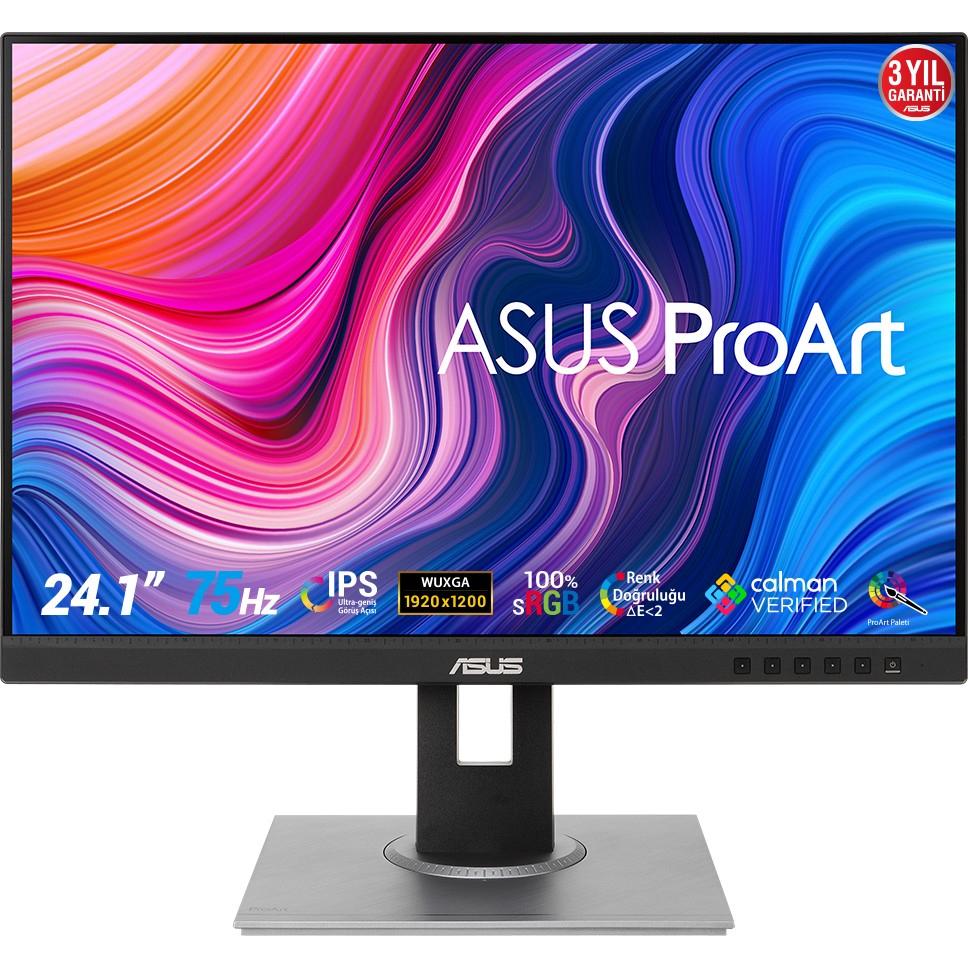 Monitor ASUS PA248QV (24, 1920x1200, IPS, 75 Hz, 5 ms, D-Sub, HDMI, DP)-1