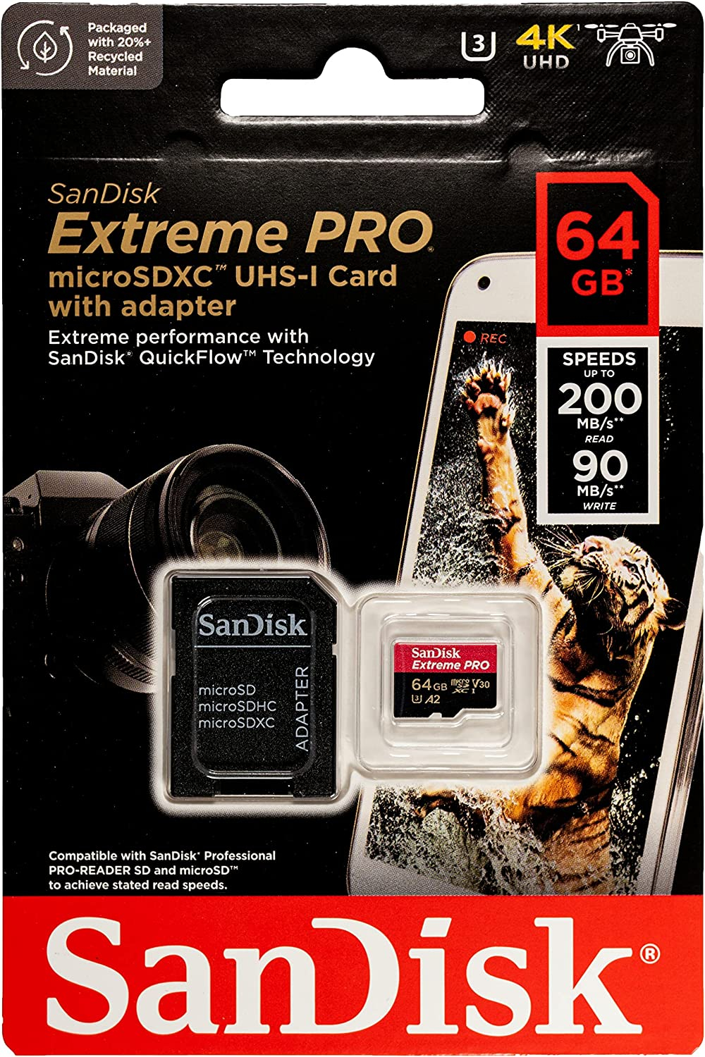 Memorijska kartica SanDisk Extreme Pro microSDXC, A1, V30, U3 64GB-3
