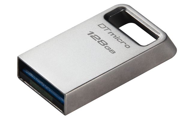 Kingston 128GB DataTraveler Micro 200MB/s Metal USB 3.2 Gen 1 EAN: 740617328028