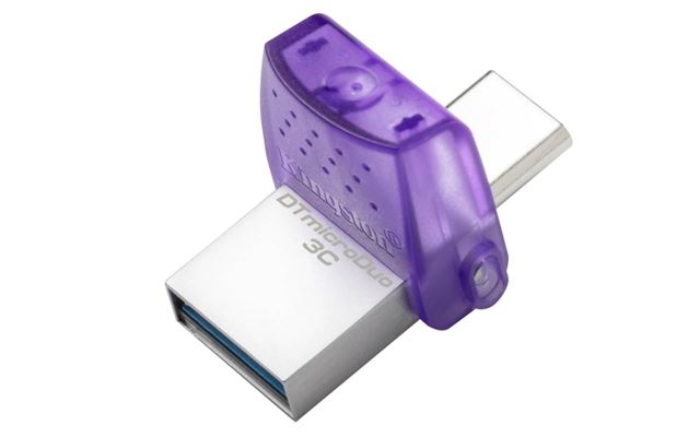 Kingston 256GB DataTraveler microDuo 3C 200MB/s dual USB-A + USB-C EAN: 740617328110-1