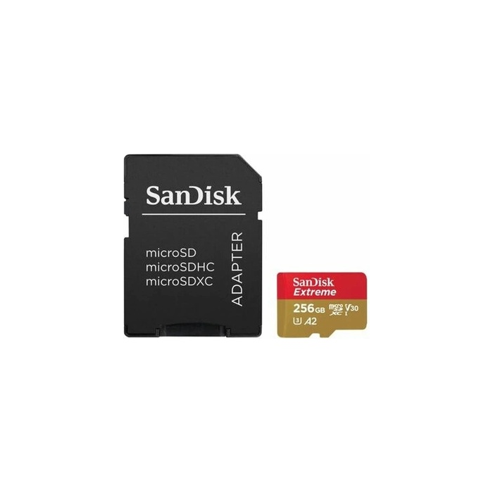 MEM SD MICRO 256GB Sandisk Extreme, A2, V30, U3-7
