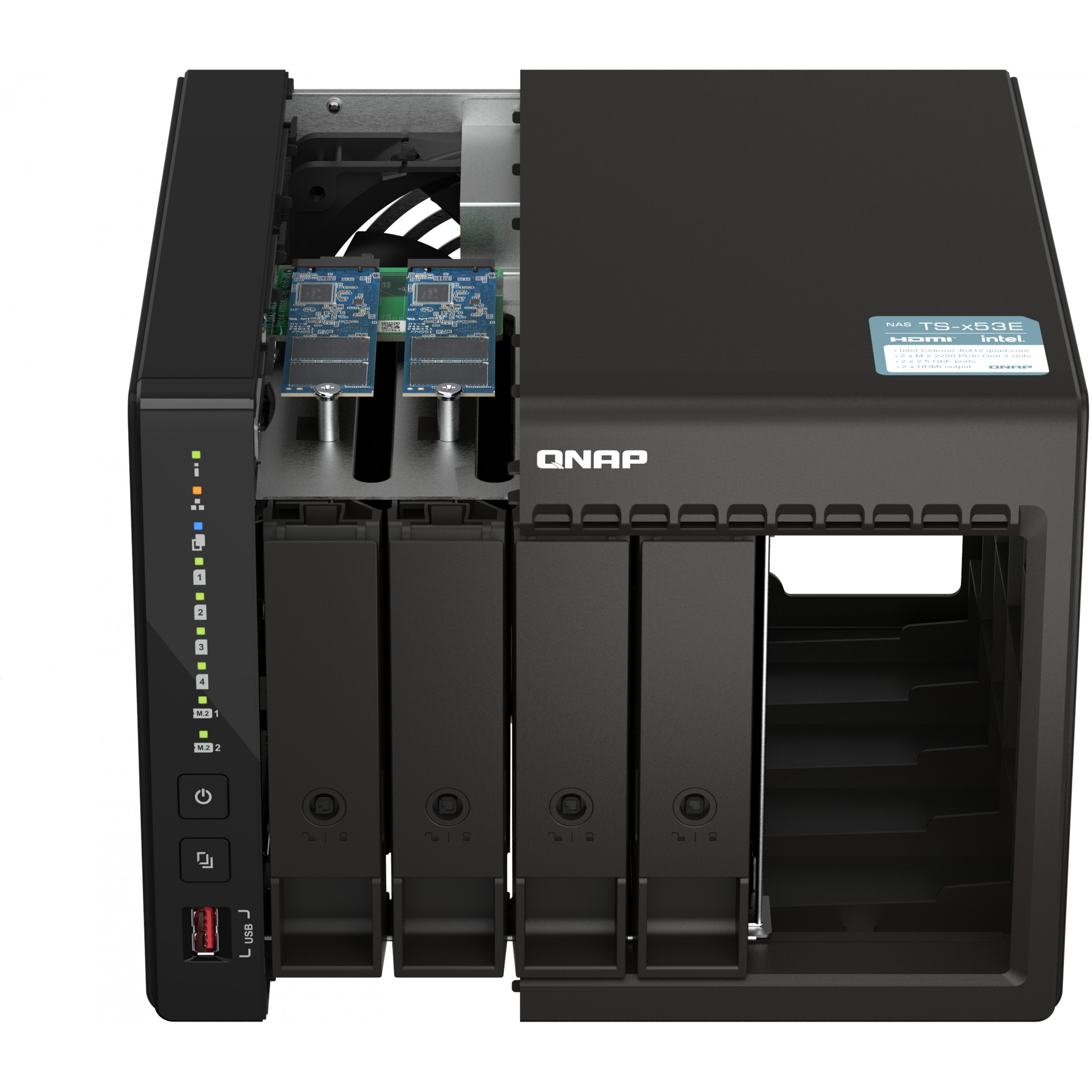 STORAGE QNAP NAS TS-453E-8G-10