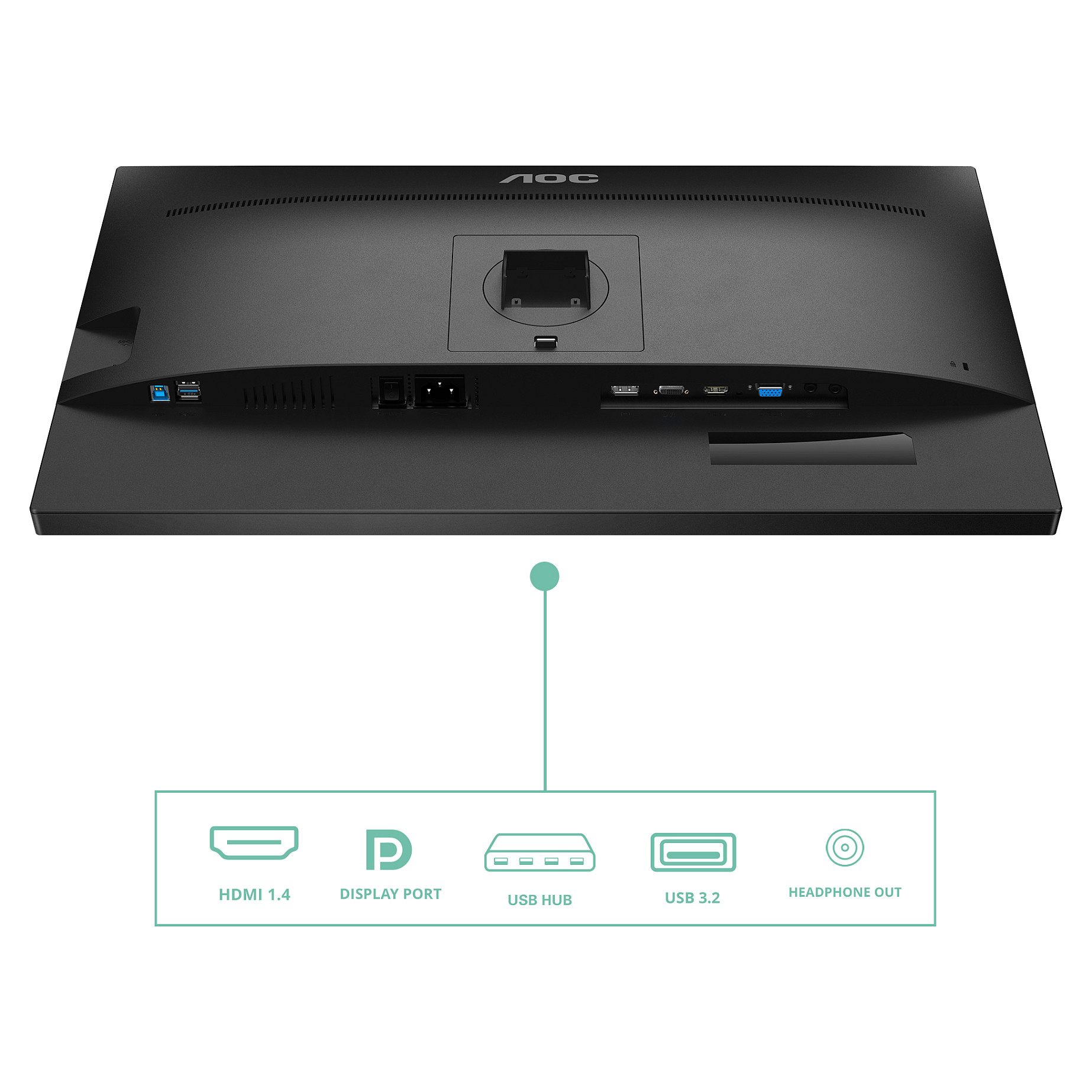 Monitor AOC 272P2Q (27" IPS, 75Hz, 1920x1080 FHD) crni-31
