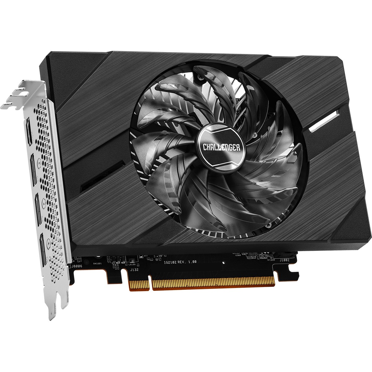 VGA INTEL ARC A380 CHALLENGER ITX (pci-e 4.0 x8, 6144 mb, gddr6, 96-bit, 3x display port, 1x hdmi 2.0, 7680x4320)-3