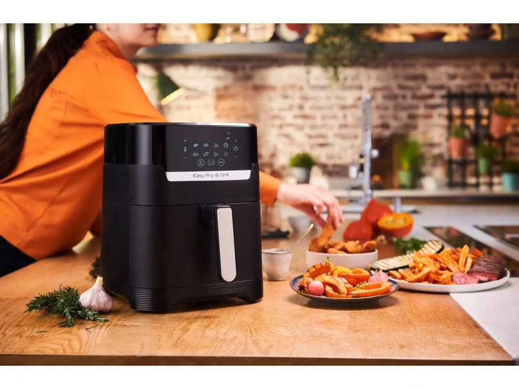Friteza na vrući zrak TEFAL Easy Fry & Grill EY505815 2u1 (4.2L, 1550W)-6