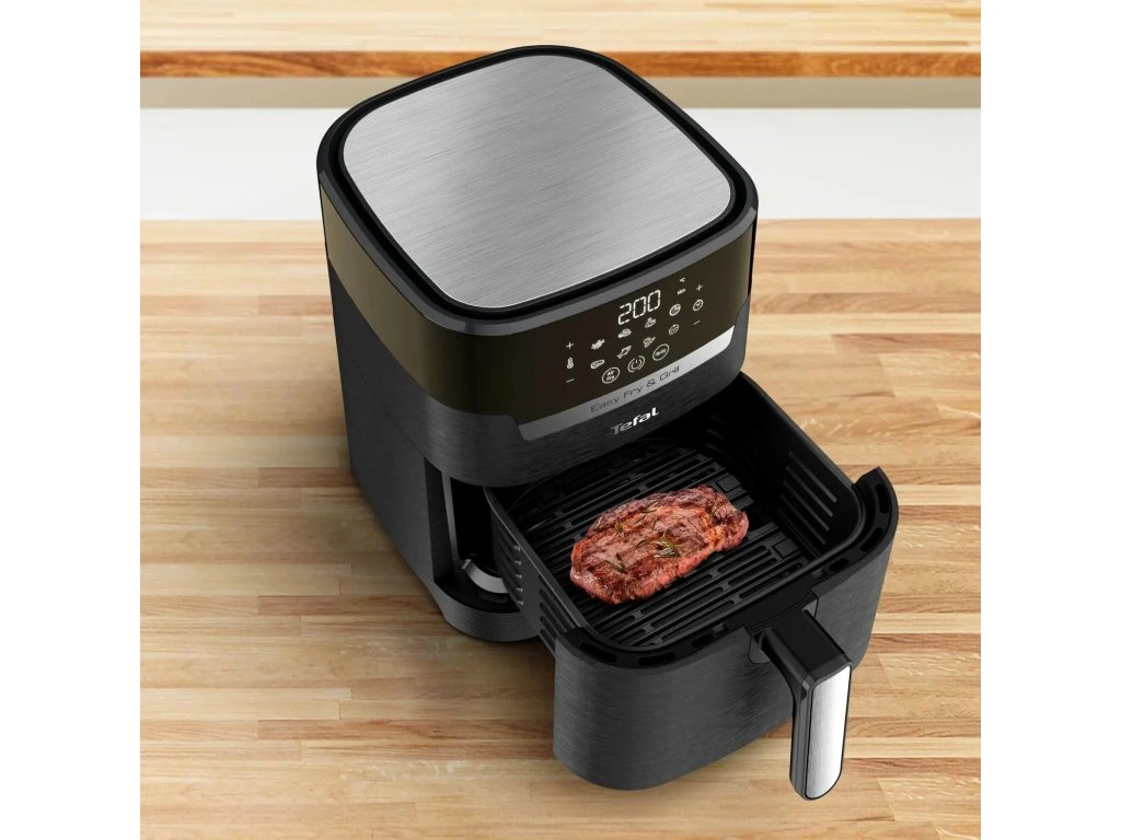 Friteza na vrući zrak TEFAL Easy Fry & Grill EY505815 2u1 (4.2L, 1550W)-5