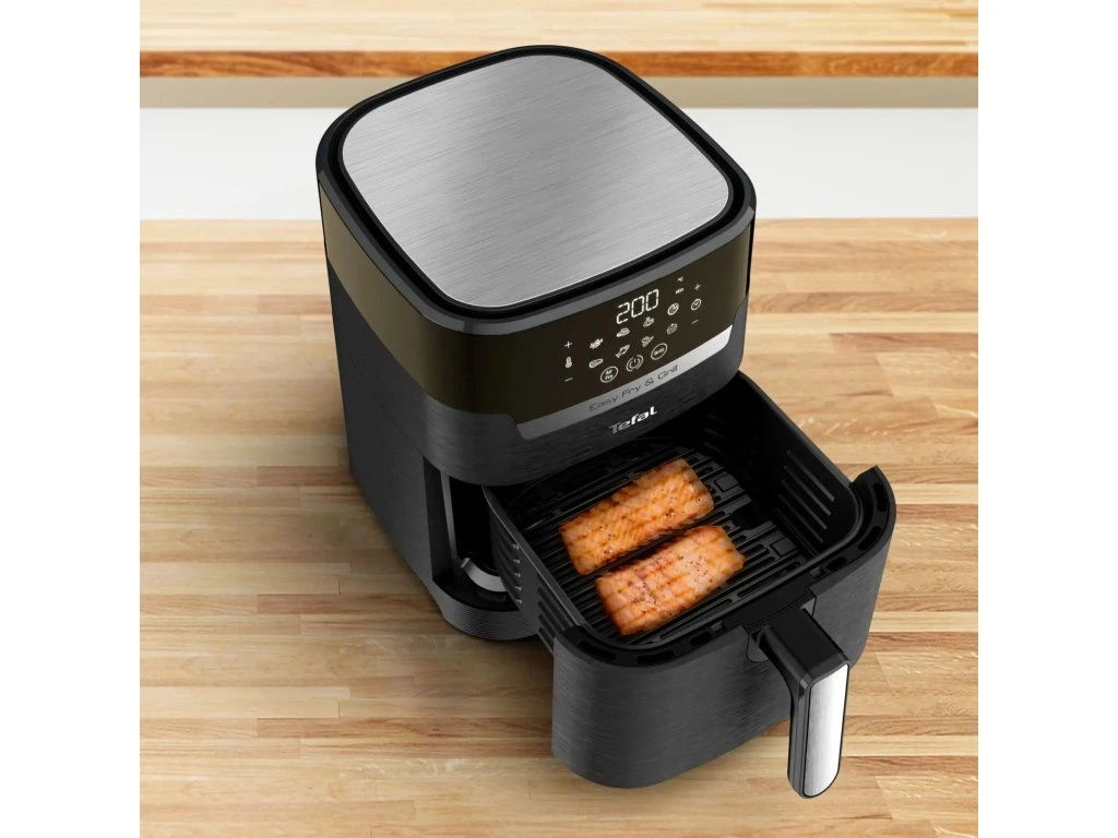 Friteza na vrući zrak TEFAL Easy Fry & Grill EY505815 2u1 (4.2L, 1550W)-4