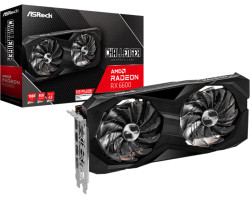 ASRock Radeon RX6600 Challenger D 8GB GDDR6/128-bit, PCIE 4.0, 3×DP/HDMI-0