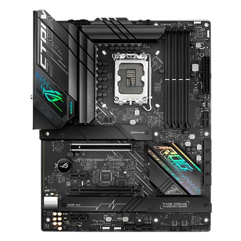 MBO ASUS STRIX B660-F GAMING WIFI (lga1700, intel b660, ddr5, 4 utora, 128 gb max. memorije, 4800 - 6000 mhz, sata3 4, raid 0, raid 1, 8-kanalni audio, 1x 2.5gb ethernet, display port 1, atx, wlan connector 2, usb 3.2 7)-0