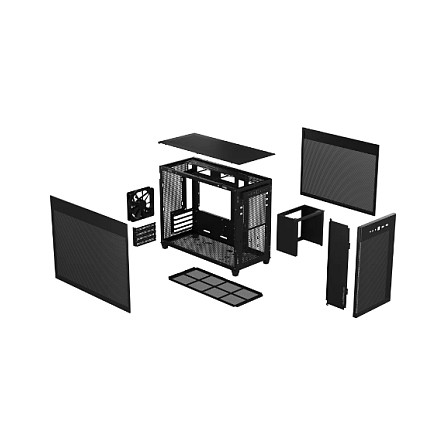 Kućište ASUS AP201 PRIME MESH (mini tower, mATX, Mini ITX, 3 unutarnja utora 3,5", 1 unutarnji utor 2,5", crna boja)-2