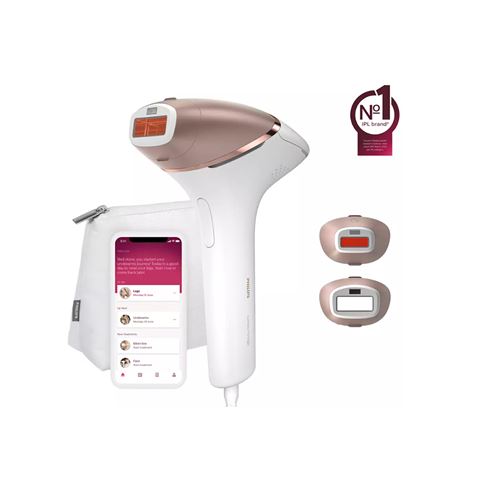 IPL uređaj PHILIPS Lumea BRI945/00 (Intense Pulsed Light, 450.000 bljeskova, nastavci za tijelo, lice i bikini, žičani, bijelo-rozi)