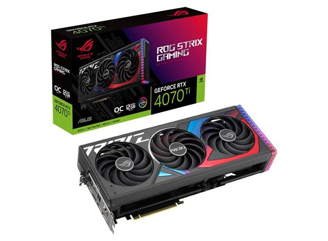 Grafička kartica ASUS ROG Strix GeForce RTX 4070 Ti (o12g, 12gb gddr6x)-0