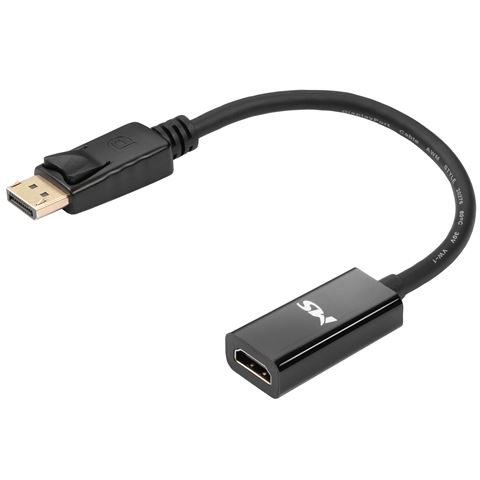 ADAPTER MS CABLE V-HD300 (video, konektori dp m, konektori hdmi f, duljina 0,2m, boja crni)-0