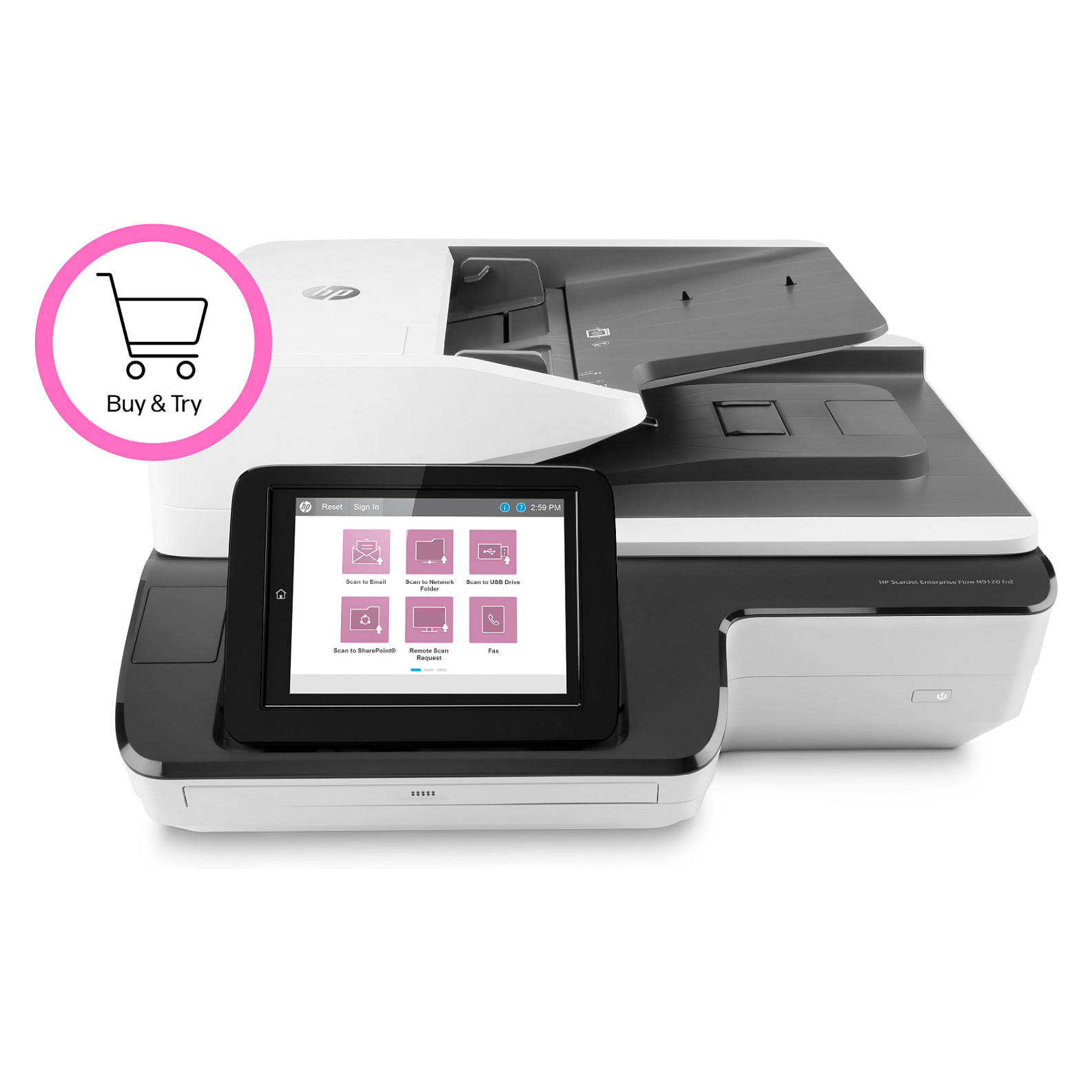 Skener HP SCANJET ENTERPRISE FLOW N9120 fn2 (tip skenera flatbed, 600x600 dpi, 30-bit, površina skeniranja 1.7 x 34cm, autofeeder 200 listova, USB)-11
