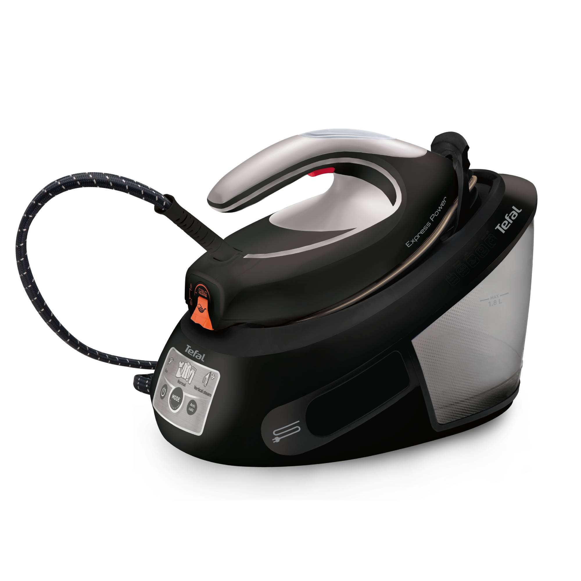 Parna postaja TEFAL Express Power SV8062E0 (snaga 2800 W, udar pare 450 g/min, kapacitet spremnika 1.8 L)